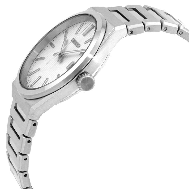 Seiko Classic Quartz White Dial Mens Watch
