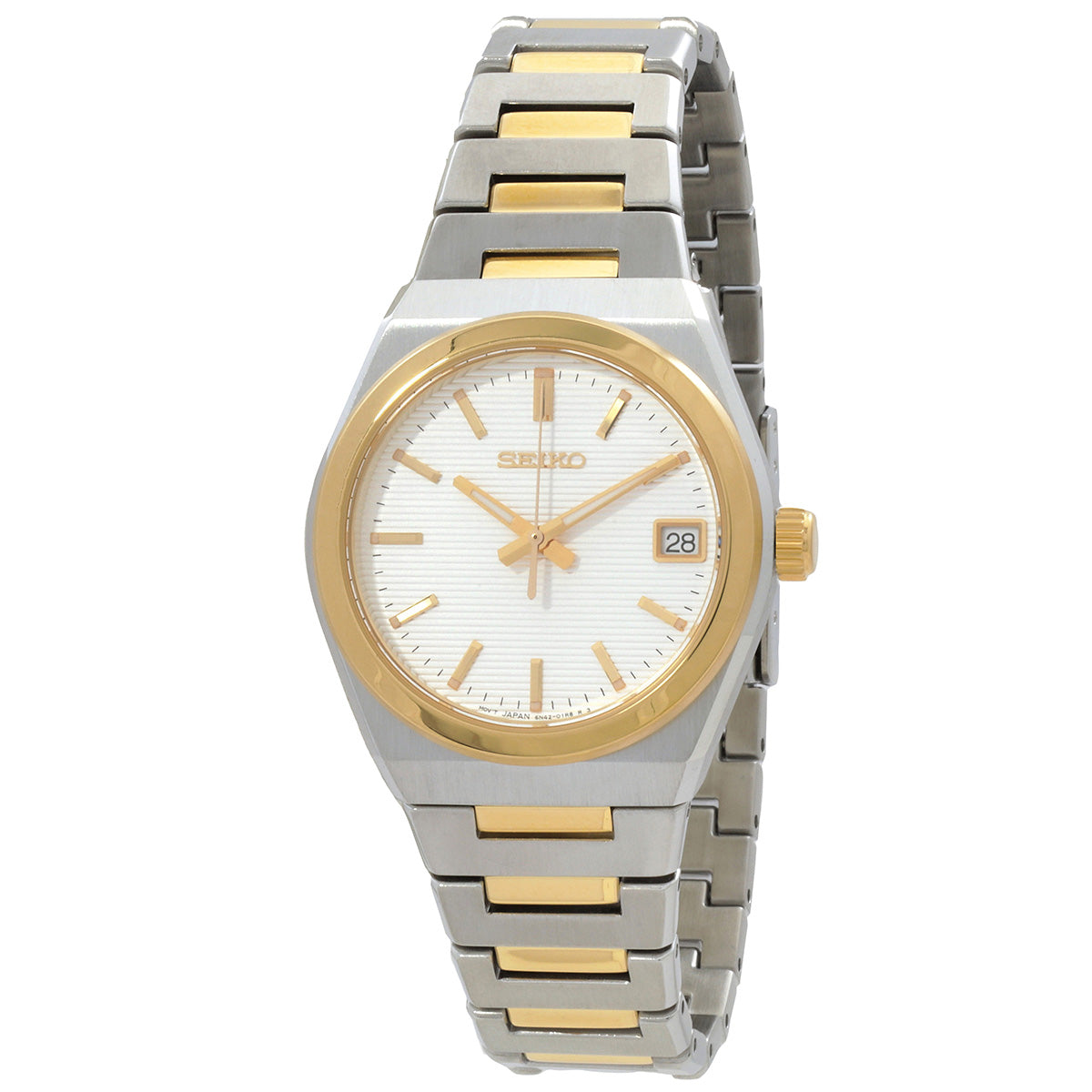Seiko Essentials Quartz White Dial Women's Watch