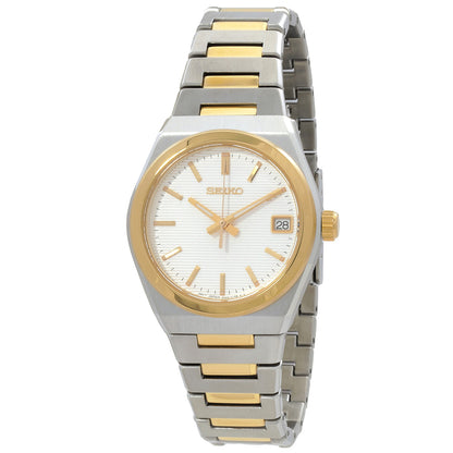 Seiko Essentials Quartz White Dial Women's Watch