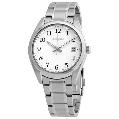 Seiko Core Quartz White Dial Mens Watch