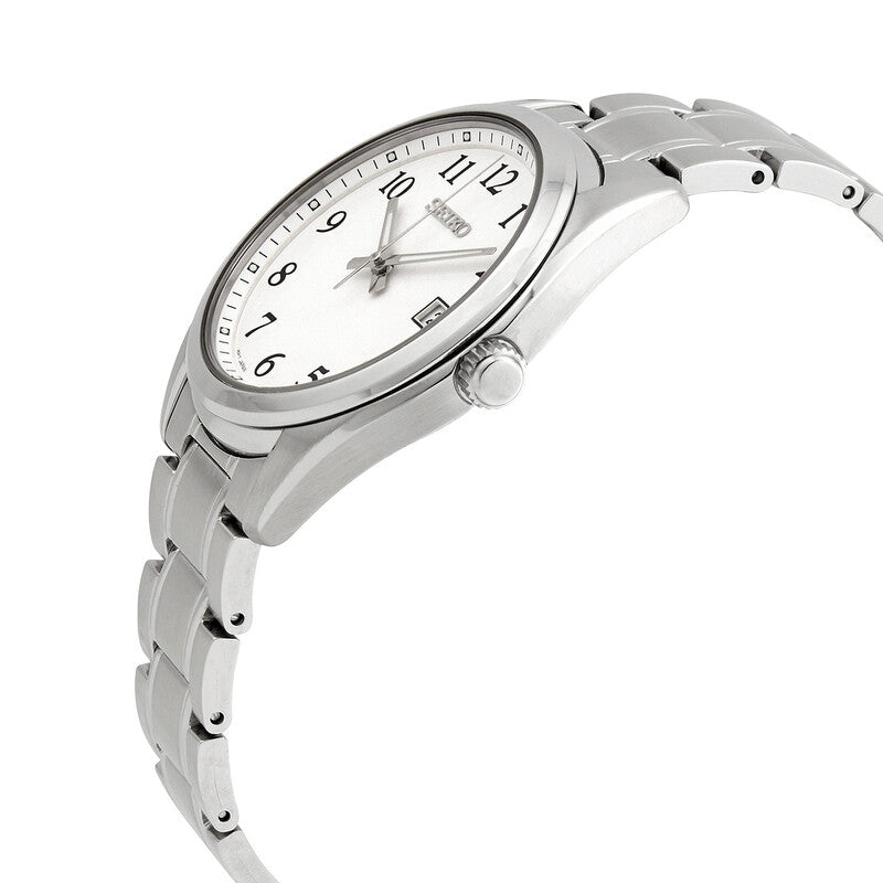 Seiko Core Quartz White Dial Mens Watch