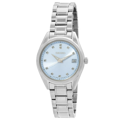 Seiko Diamonds Quartz Blue Dial Women's Watch