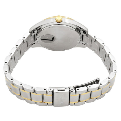 Seiko Diamonds Quartz Silver Dial Two-Tone Women's Watch