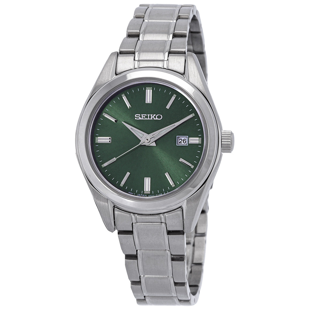 Seiko Essentials Quartz Green Dial Women's Watch