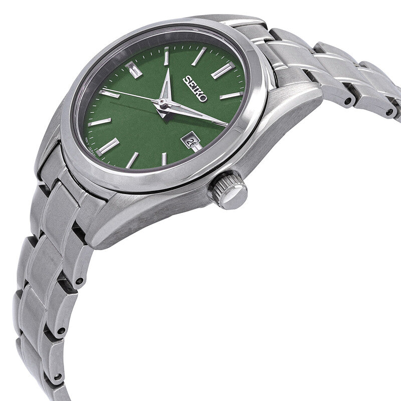 Seiko Essentials Quartz Green Dial Women's Watch