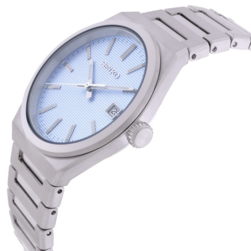 Seiko Essentials Quartz Light Blue Dial Watch