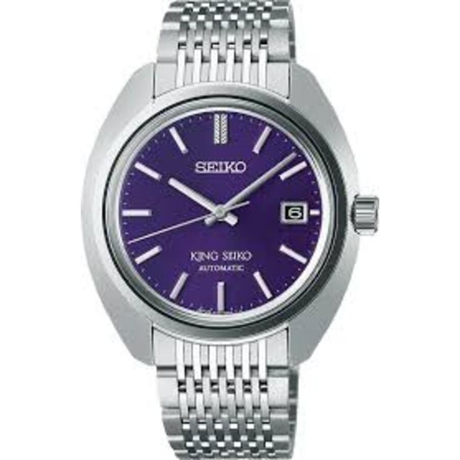 Seiko King Seiko Automatic Purple Dial Mens Watch