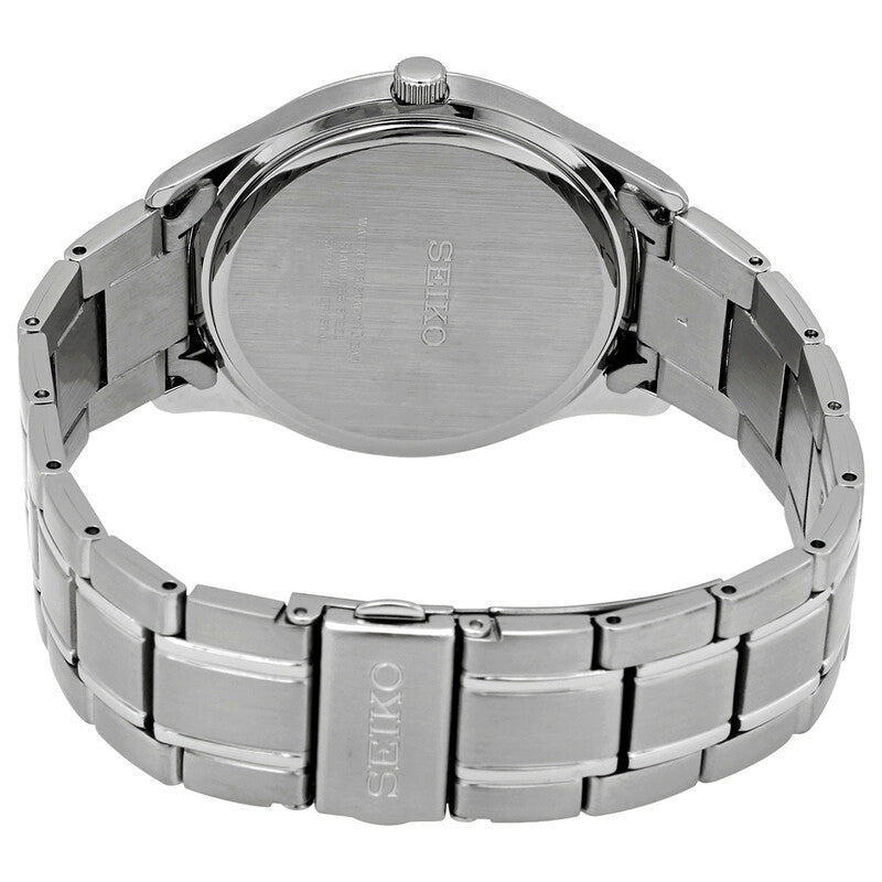 Seiko Essentials Quartz Blue Dial Stainless Steel Mens Watch