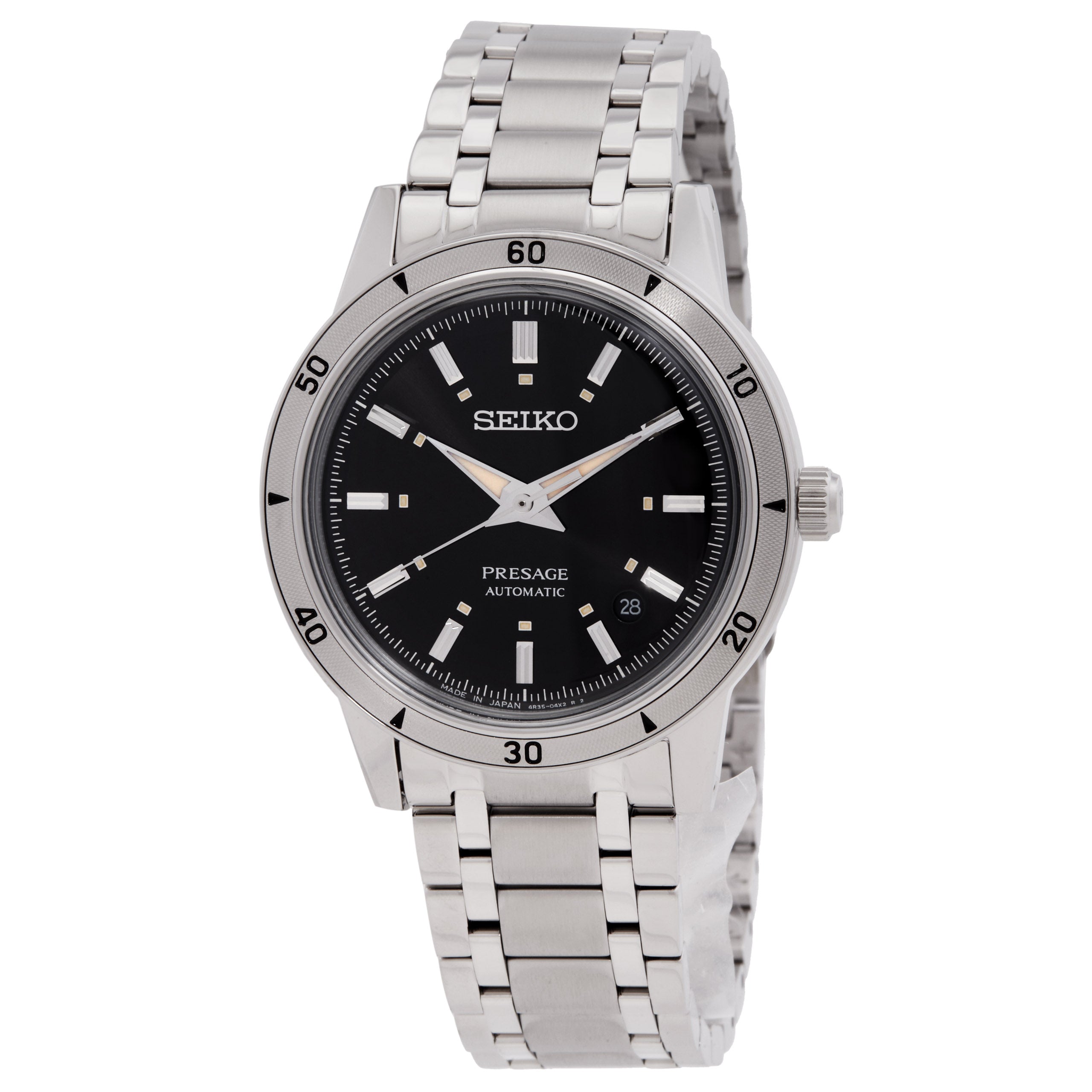 Seiko Presage Automatic Black Dial Mens Watch