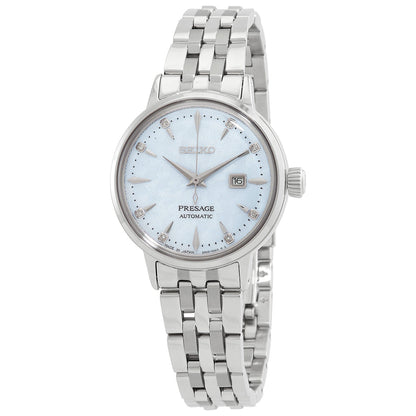 Seiko Presage Automatic Diamond Blue Dial Women's Watch