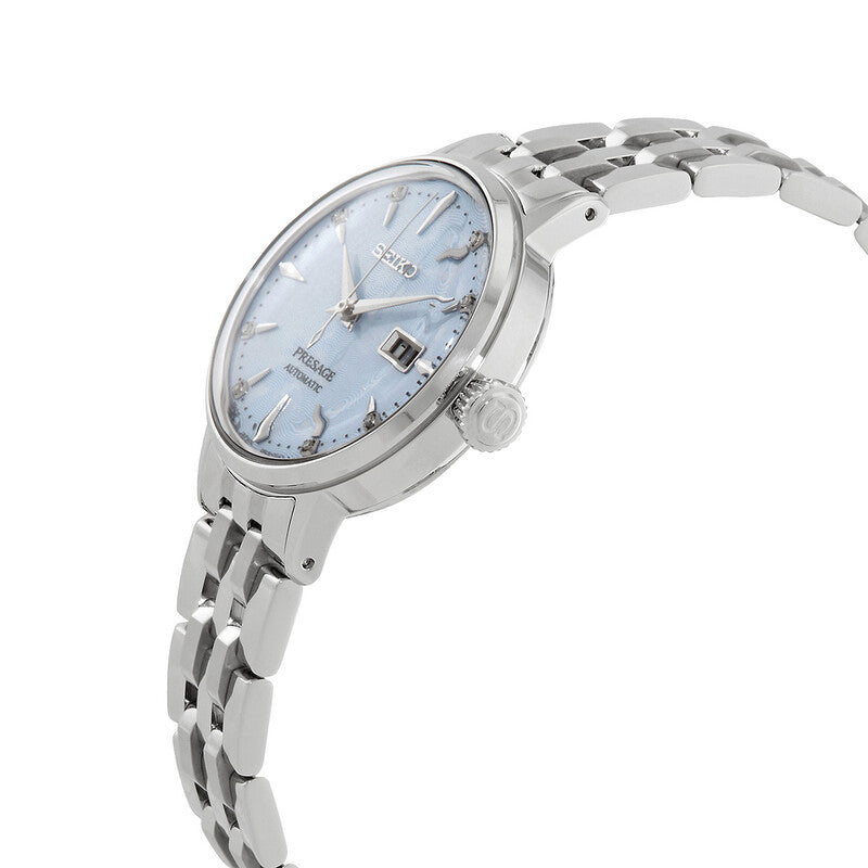 Seiko Presage Automatic Diamond Blue Dial Women's Watch