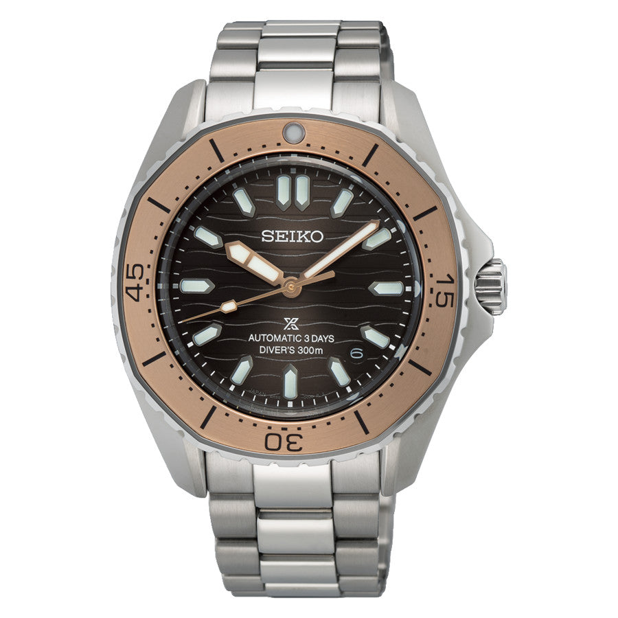 Seiko Prospex Luxe Automatic Black Dial Mens Watch