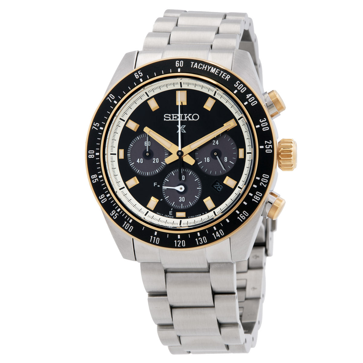Seiko Prospex Speedtimer Chronograph Black Dial Mens Watch