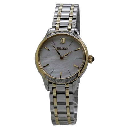 Seiko Quartz Cream Dial Women's Watch