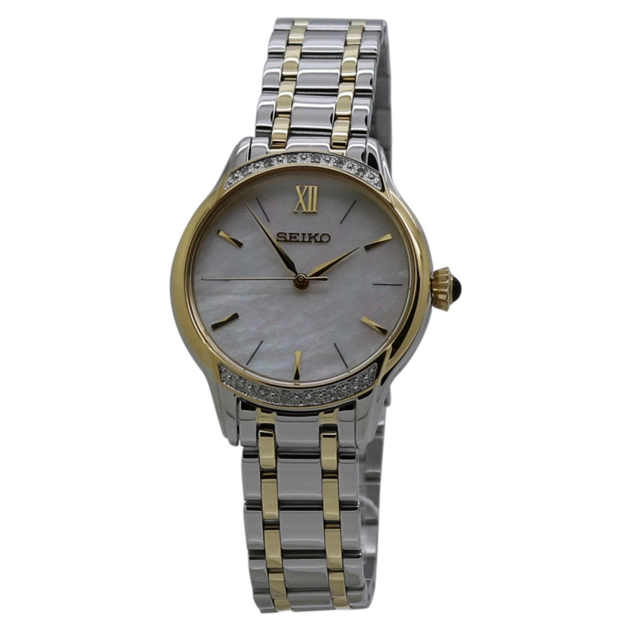 Seiko Quartz Cream Dial Women's Watch