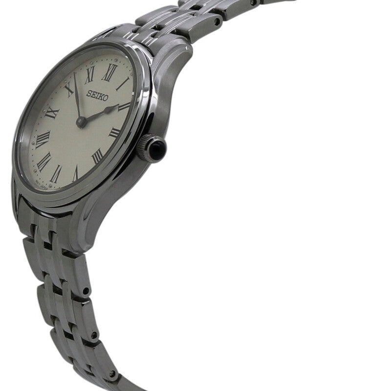 Seiko Quartz Cream Dial Women's Watch