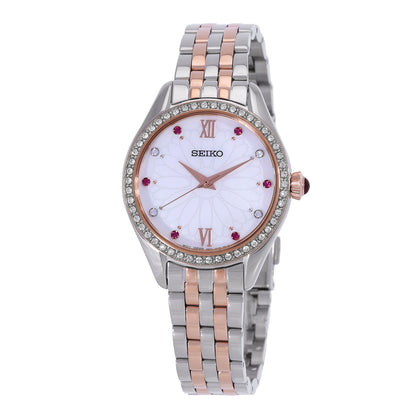 Seiko Quartz Mother Of Pearl Dial Women's Watch