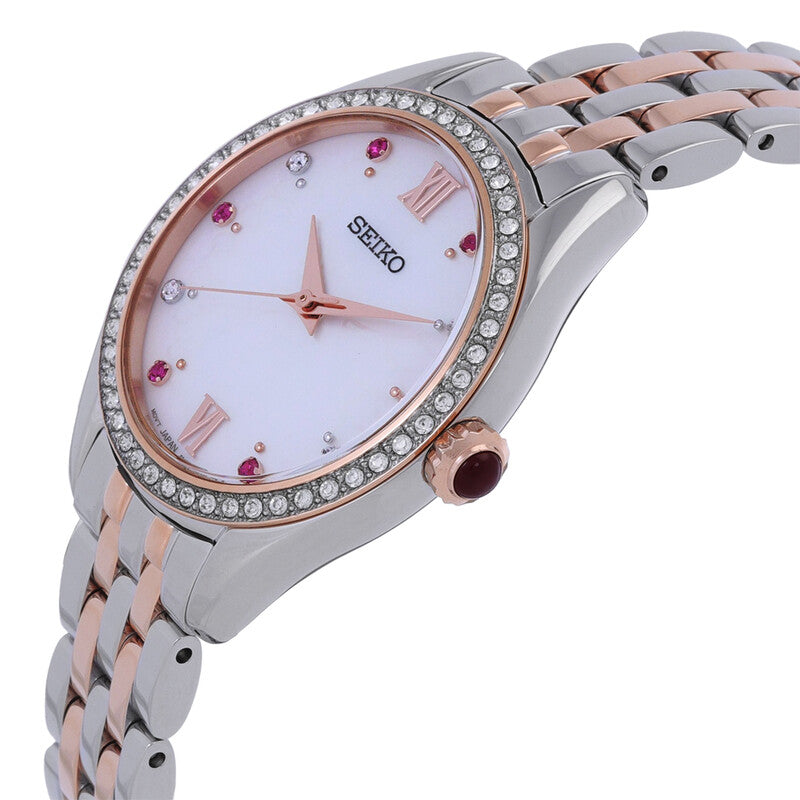 Seiko Quartz Mother Of Pearl Dial Women's Watch