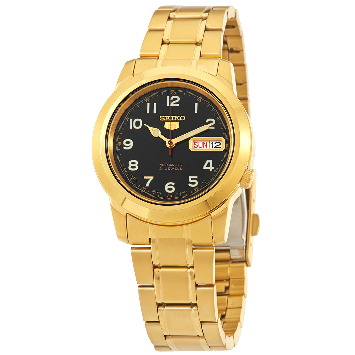 Seiko 5 Automatic Black Dial Mens Watch