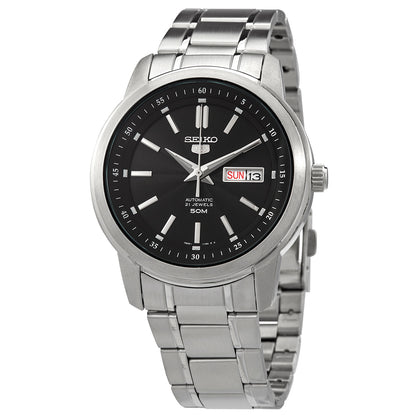 Seiko 5 Automatic Black Dial Mens Watch