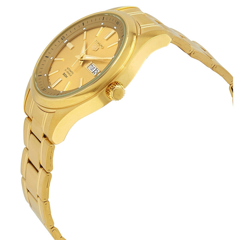 Seiko 5 Automatic Gold Dial Mens Watch