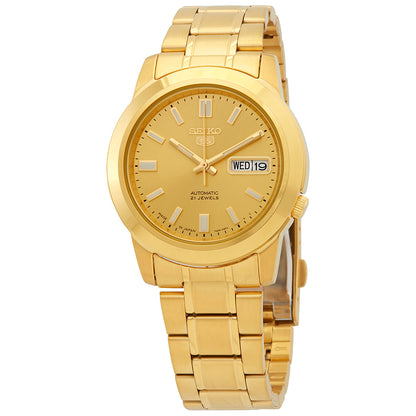 Seiko 5 Automatic Gold Dial Mens Watch