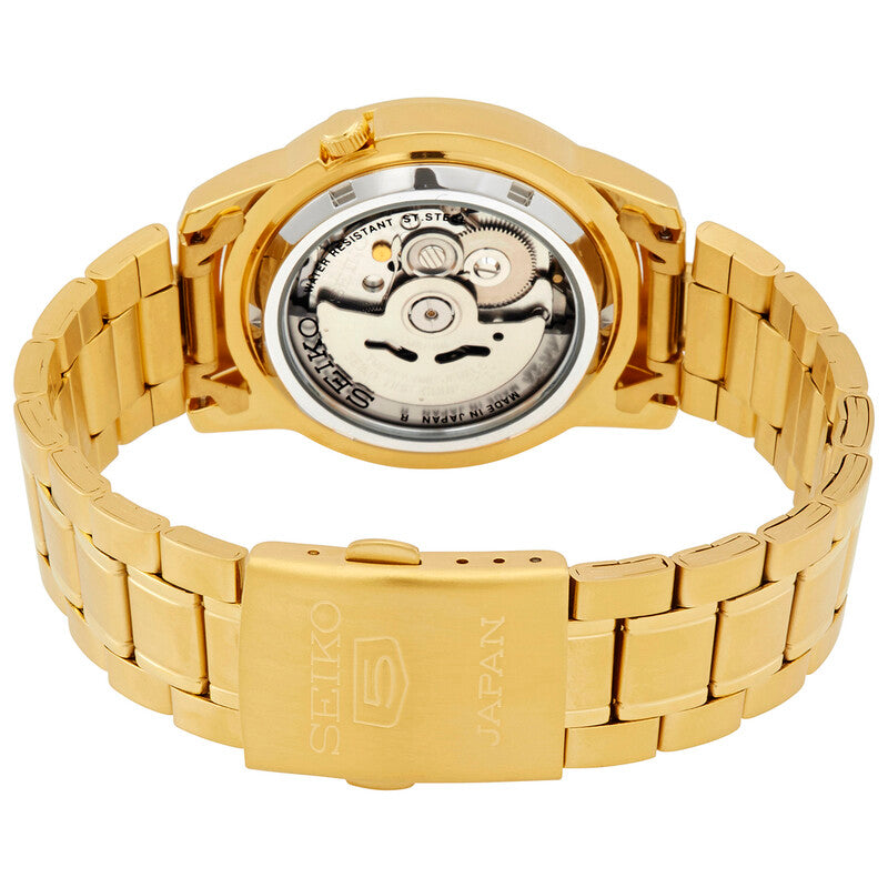 Seiko 5 Automatic Gold Dial Mens Watch