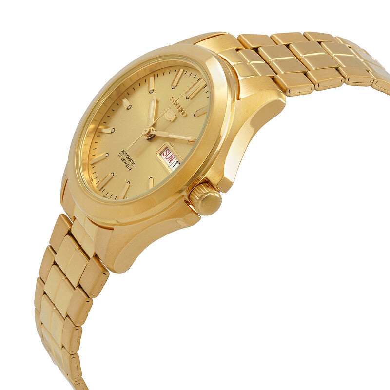 Seiko 5 Automatic Gold Dial Mens Watch