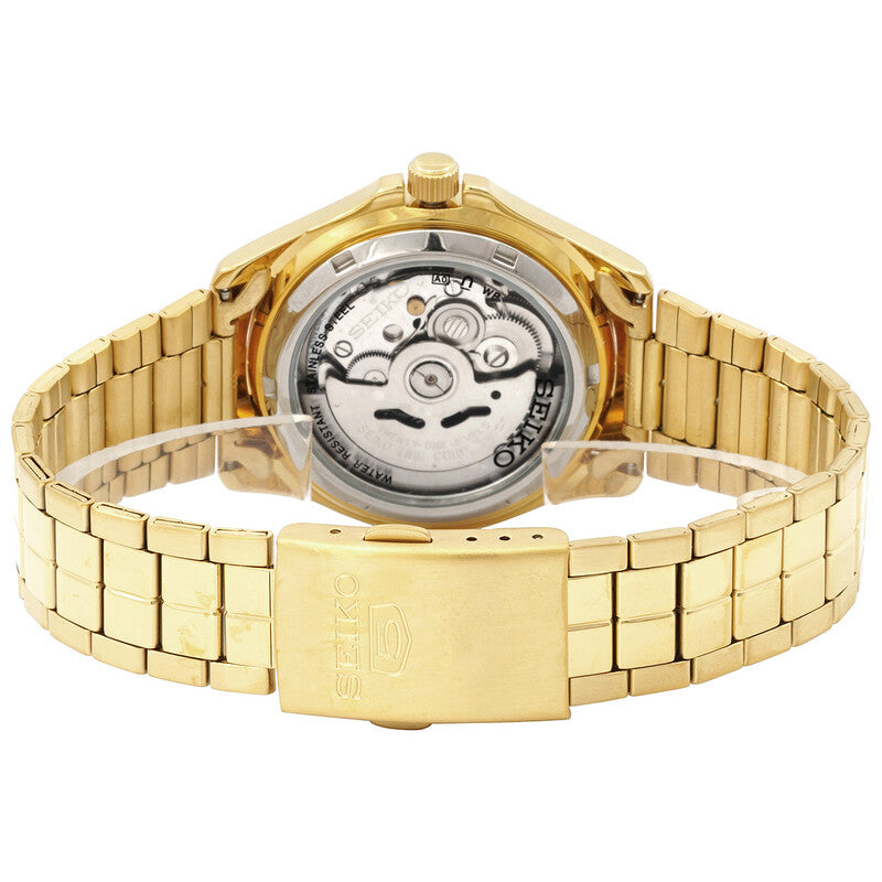 Seiko 5 Automatic Gold Dial Mens Watch