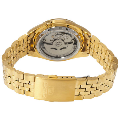 Seiko 5 Automatic Gold Dial Mens Watch