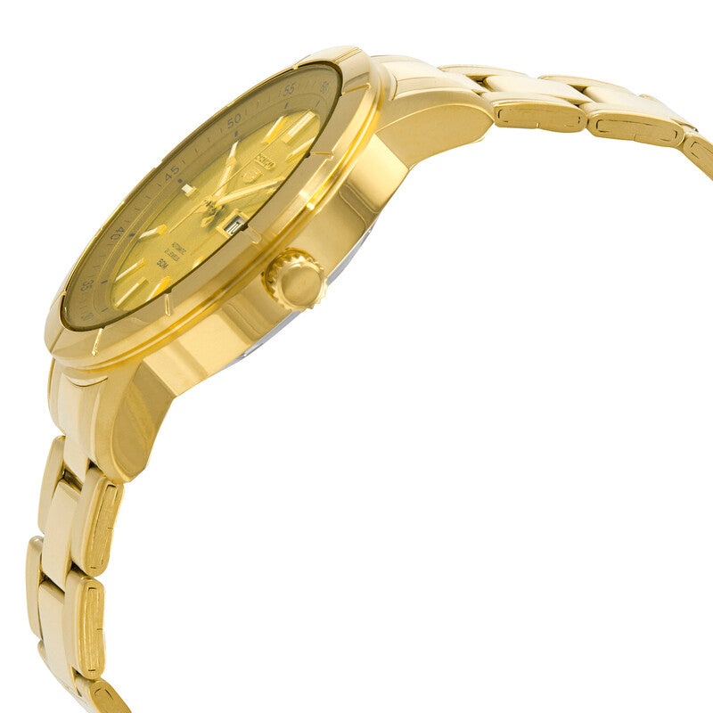 Seiko 5 Automatic Gold Dial Mens Watch