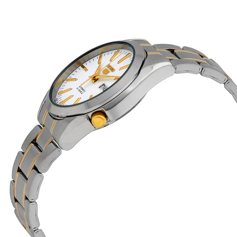 Seiko 5 Automatic White Dial Mens Watch