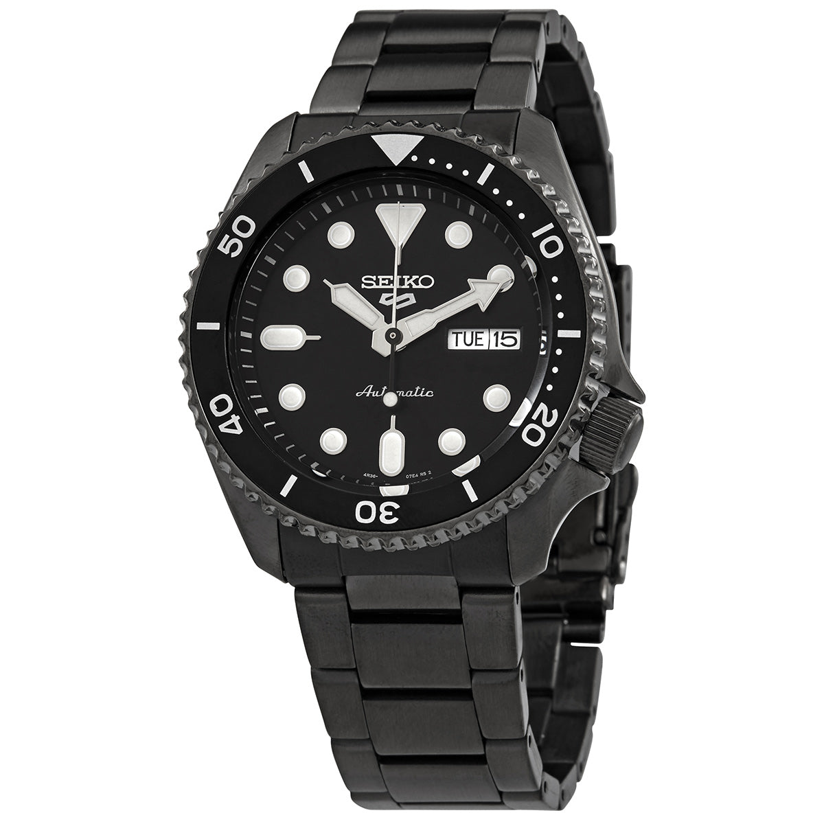 Seiko 5 Sports Automatic Black Dial Mens Watch