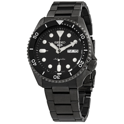 Seiko 5 Sports Automatic Black Dial Mens Watch