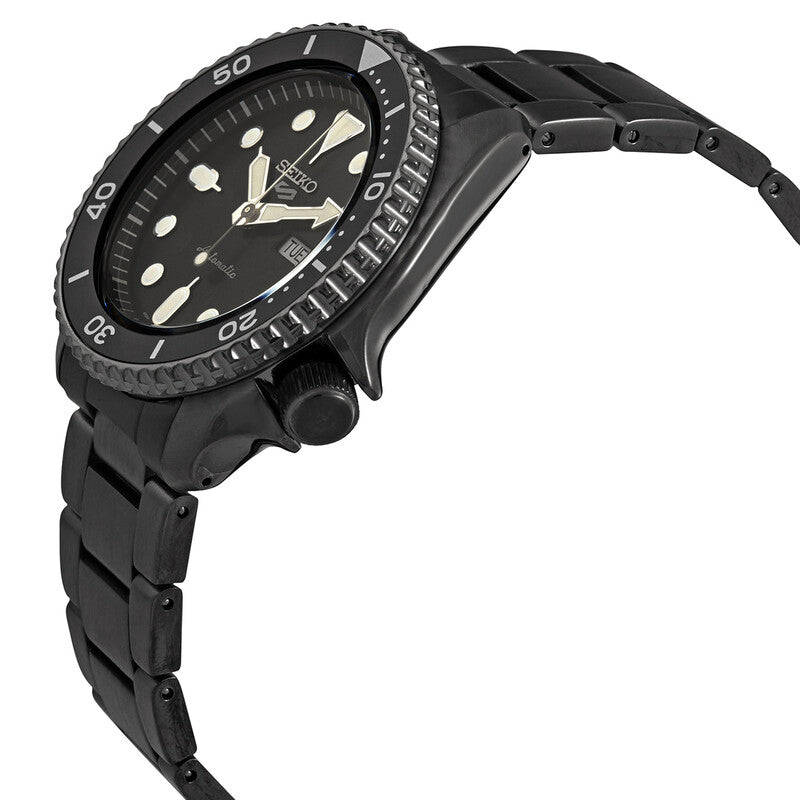 Seiko 5 Sports Automatic Black Dial Mens Watch