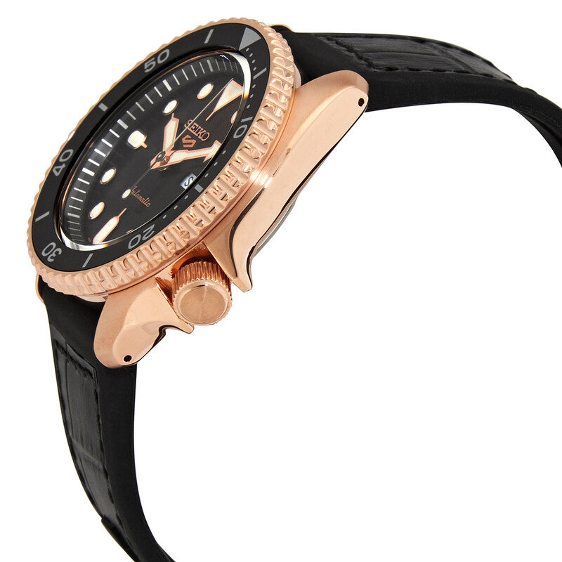 Seiko 5 Sports Automatic Black Dial Mens Watch