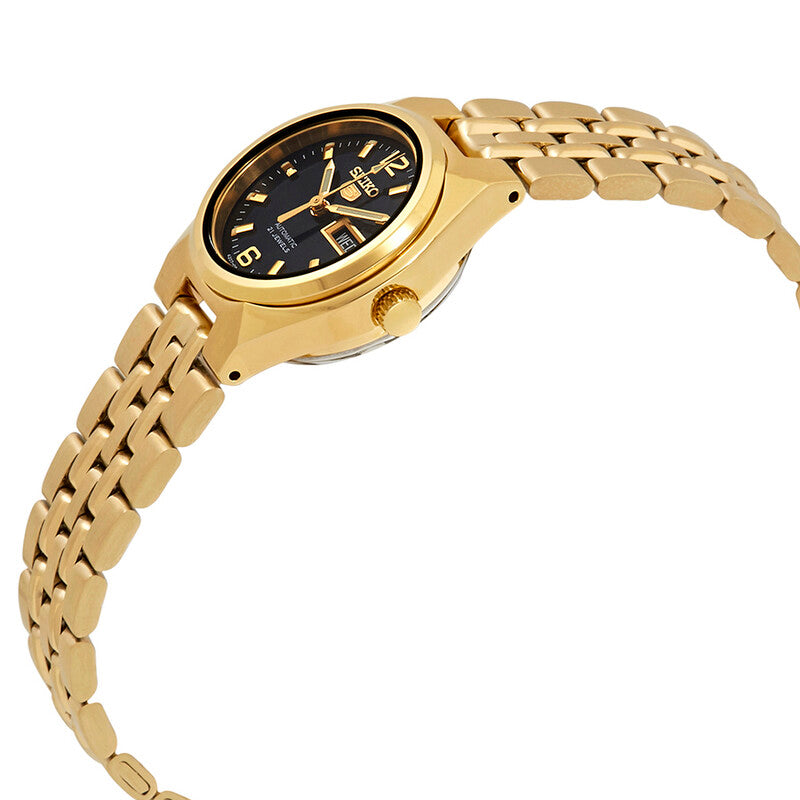 Seiko Series 5 Automatic Black Dial Women's Watch