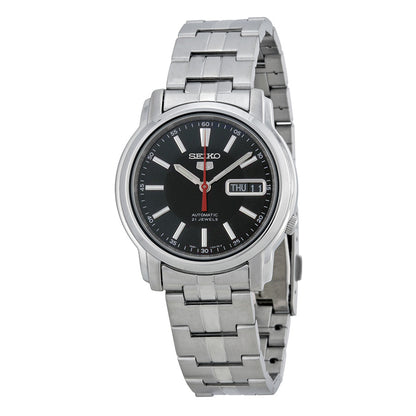 Seiko Series 5 Automatic Black Dial Stainless Steel Watch