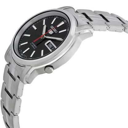 Seiko Series 5 Automatic Black Dial Stainless Steel Watch