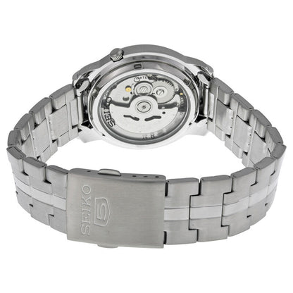 Seiko Series 5 Automatic Black Dial Stainless Steel Watch
