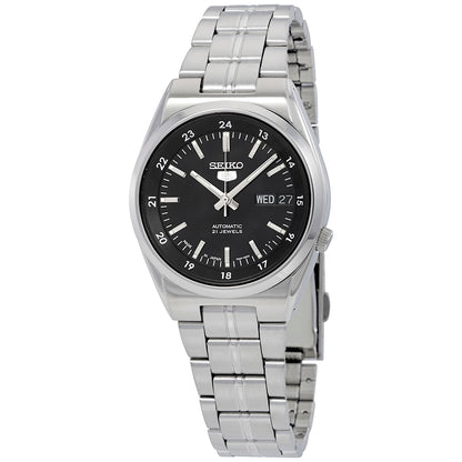 Seiko Series 5 Automatic Date-Day Black Dial Mens Watch