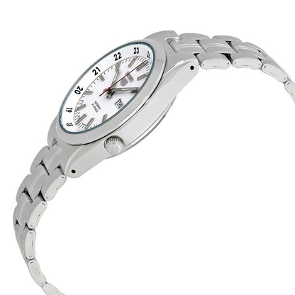 Seiko Series 5 Automatic Date-Day White Dial Mens Watch
