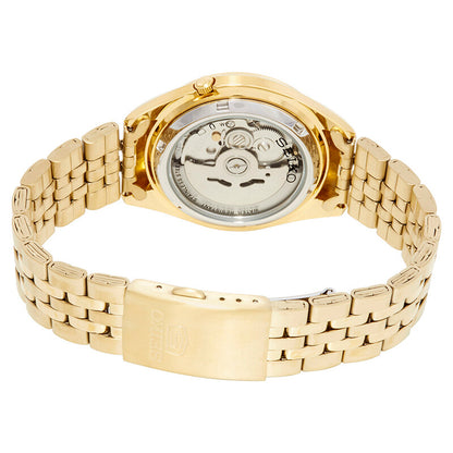 Seiko Series 5 Automatic Gold Dial Mens Watch