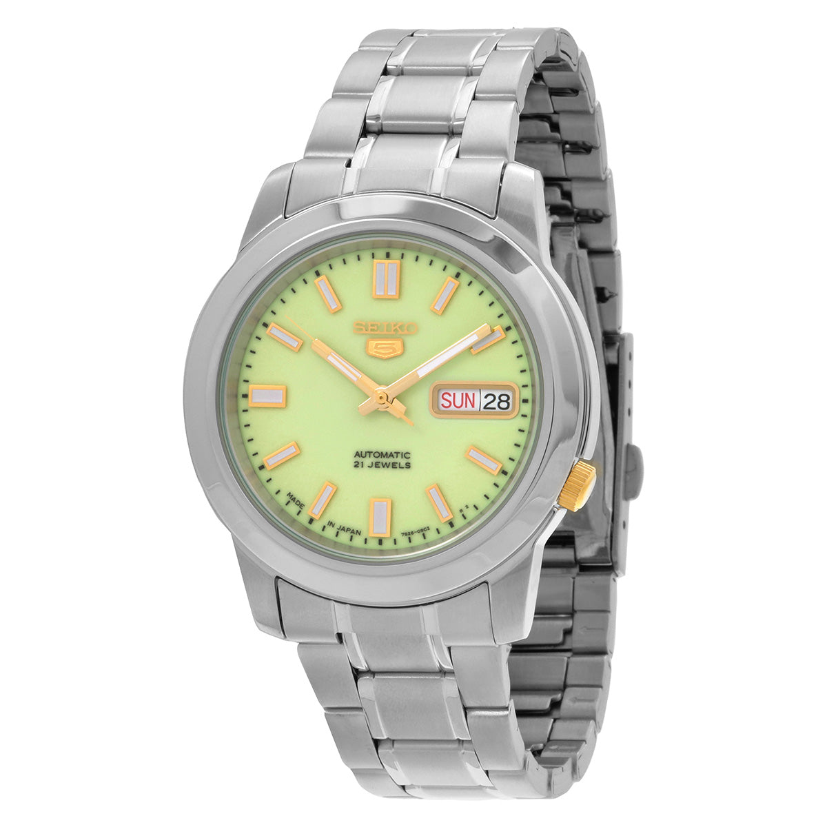Seiko Series 5 Automatic Green Dial Mens Watch