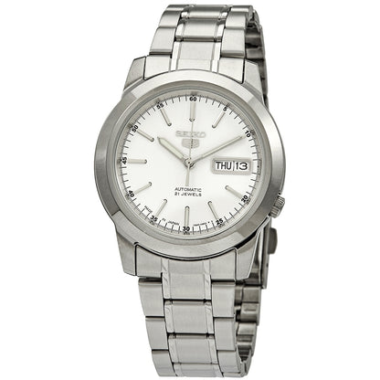 Seiko Series 5 Automatic White Dial Mens Watch