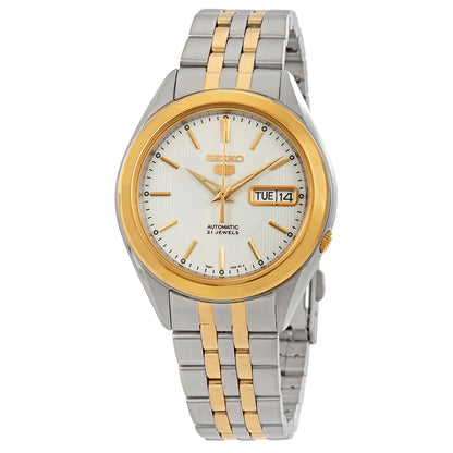 Seiko Silver Dial Two-Tone Mens Watch
