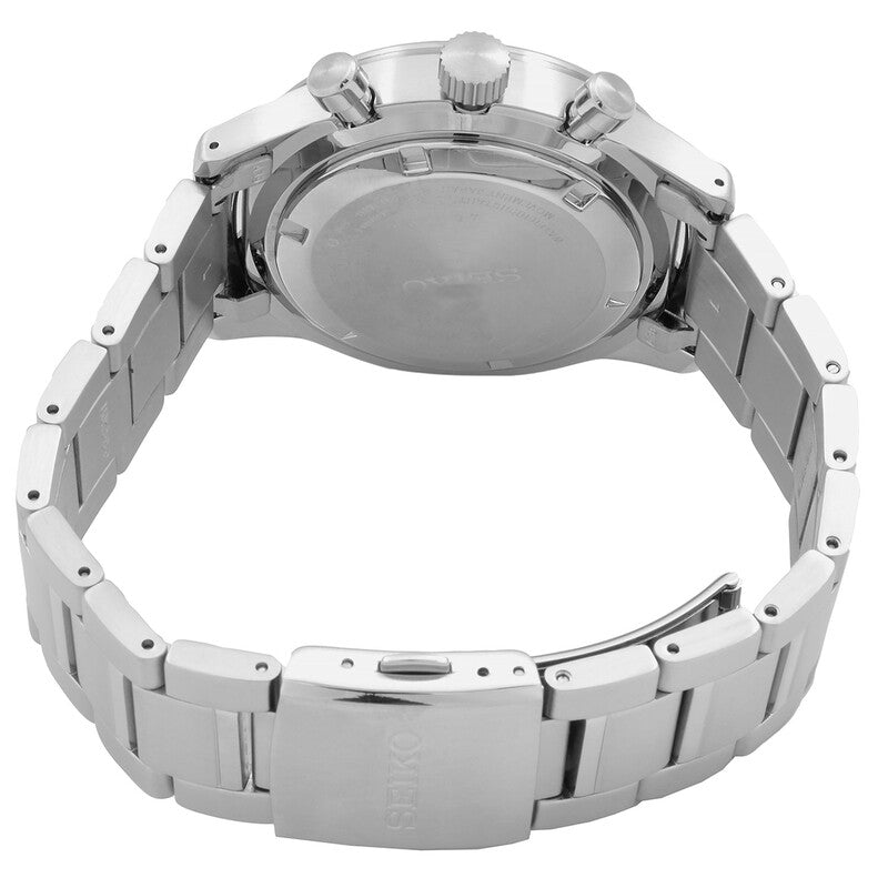 Seiko Sport Chronograph Quartz Black Dial Mens Watch