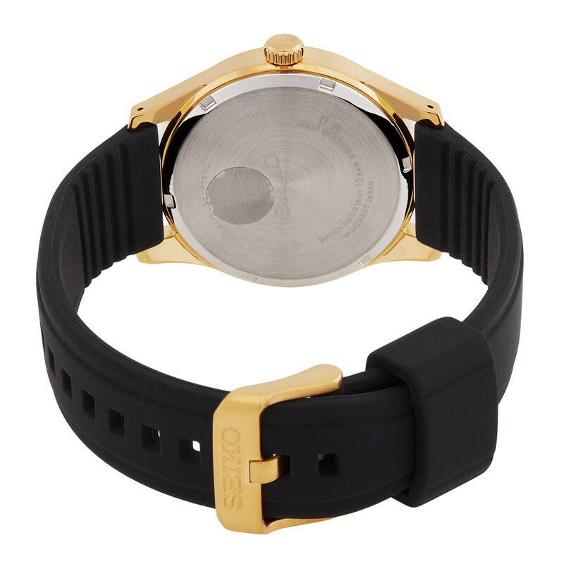 Seiko Sport Quartz Black Dial Mens Watch