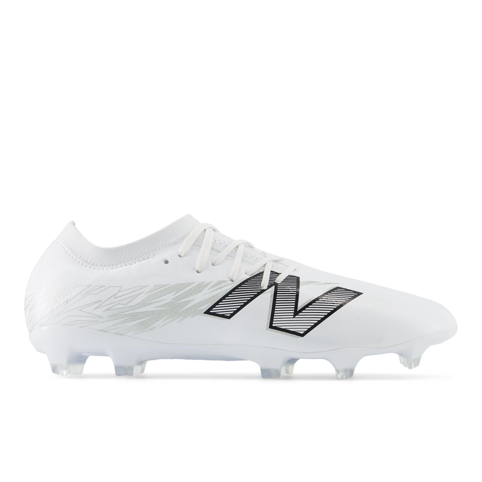New Balance Furon Pro Fg V8 White With Metallic Silver And Black White With Metallic Silver And Black