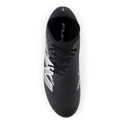 New Balance Furon Team FG V8 Black with Metallic Silver and White